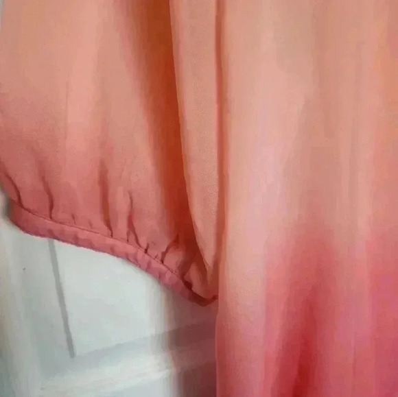 Penningtons *New Women's Plus Size Pink Ombre  3/4 Sleeve Blouse Size 3x - Picture 5 of 11